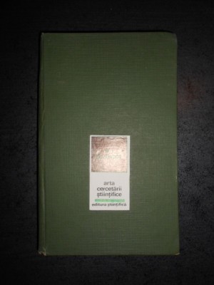 W. I. BEVERIDGE - ARTA CERCETARII STIINTIFICE foto
