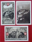 Germania lot 3 notgeld 2 x 25 + 50 pfennig 1921 Rahla **