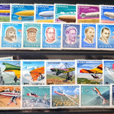 TIMBRE ROMANIA MNH -LOT AERONAUTICĂ-LP.952/1978;972/1978;1057/1982;1183/1987