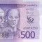 Bancnota Jamaica 500 Dolari 2022 - P98 UNC ( polimer, comemorativa - vezi descriere )