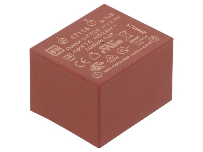 Convertor AC/DC 2,4W 12VDC