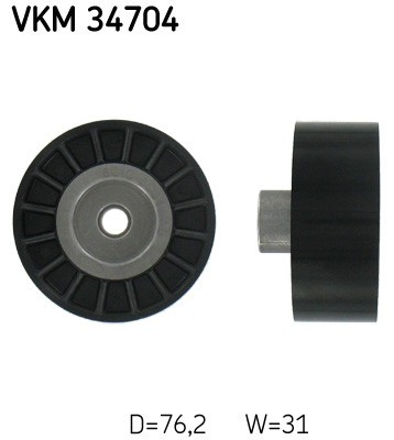 SKF VKM 34704 Rola ghidare/conducere, curea transmisie foto