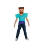 Costum Copii Minecraft Steve Essential, Marime XS (3-4 Ani), Godan. Set Bluza+Masca. Carnaval, Halloween, Petreceri