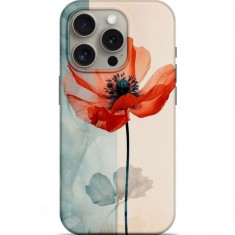 Husa pentru Xiaomi Redmi A2 / A1, OEM, Poppy Flower, Multicolor foto