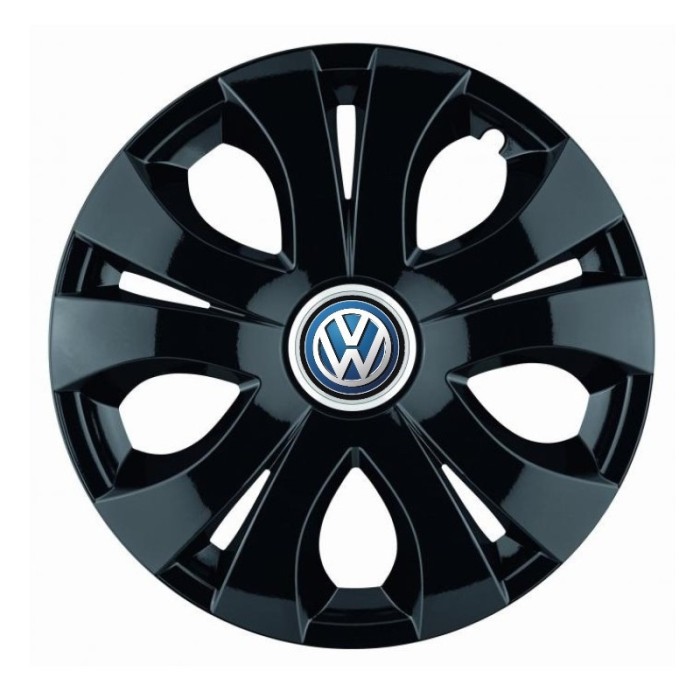 Set 4 Capace Roti Top Negru R16, Compatibil Cu Volkswagen