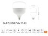 Bec LED 50W, E27, Vito Supernova, lumina rece 6400K