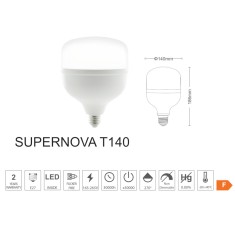 Bec LED 50W, E27, Vito Supernova, lumina rece 6400K