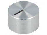Buton rotativ aluminiu-plastic 4mm