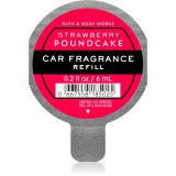 Bath &amp; Body Works Strawberry Pound Cake parfum pentru masina rezervă 6 ml