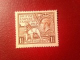 Timbru Marea Britanie George V - 1924 , Expozitia Imperiala Wembley , stampilat