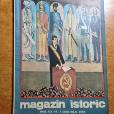 revista magazin istoric iulie 1985