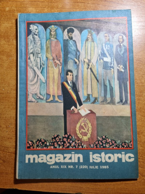 revista magazin istoric iulie 1985 foto