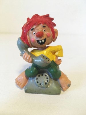 * Figurina vintage Schleich Pumuckl, West Germany, 6 cm foto