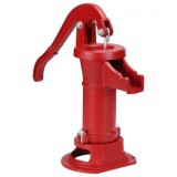 Cismea manuala pentru gradina, Antic Rosu, Adancime max 7.6 m, Fonta/Otel, 255 x 185 x 400 mm
