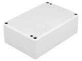 Carcasă universală ABS gri 80mm x 120mm x 41mm cu garnitură, MASZCZYK