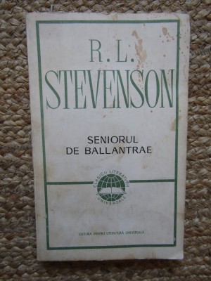 R L STEVENSON - SENIORUL DE BALLANTRAE foto