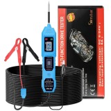 Tester Tensiune Auto Circuite Electrice Techstar&reg; 823, 6-24V cu Afisaj LCD, LED, Clesti si Sonda Otel Inoxidabil