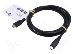 Cablu USB 4.0 USB C 1,5m negru 20Gbps Goobay
