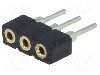 Conector 3 pini, seria {{Serie conector}}, pas pini 2mm, CONNFLY - DS1002-02-1*3BT1F6