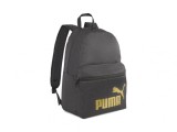 Rucsac Puma Phase negru-auriu pentru scoala,30x14x44 cm