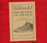 &quot; Cum se face un erbar&quot; Ion Simionescu, 1941