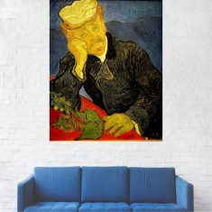 Tablou Canvas, Portret Artistic, Barbat cu Palarie - 20 x 25 cm foto