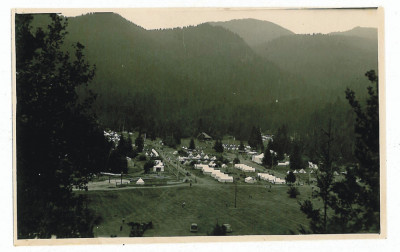 4528 - POIANA BRASOV, Scout JAMBOREE - old postcard, real Photo - used - 1936 foto