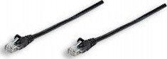 Cablu UTP Intellinet Patchcord Cat 6 1m Negru foto