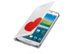 Husa Flip Originala Samsung Galaxy S5 - EF-WG900RREGWW, Alb, Piele Ecologica
