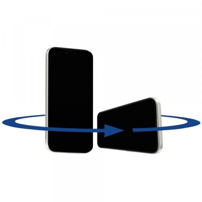 Folie de protectie Ecran Privacy Anank 1X Reinforced 360 pentru Apple iPhone 14 Pro Max, Sticla Securizata, Full Glue, 2.5D foto