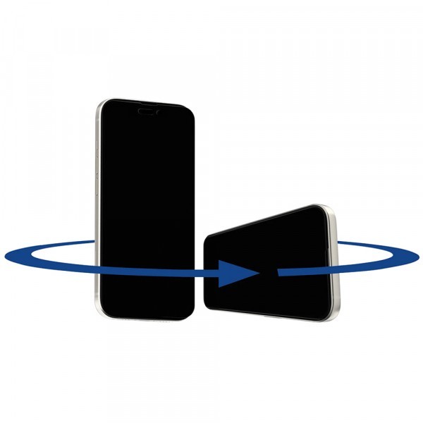 Folie de protectie Ecran Privacy Anank 1X Reinforced 360 pentru Apple iPhone 14 Pro Max, Sticla Securizata, Full Glue, 2.5D