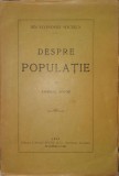 Despre Populatie, Emanuel Socor, Editura Librariei Socecu and Comp, 1913