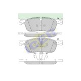 Placute frana Icer IE182236, Fata