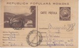 D11 - CPR - Carte postala tematica istorie 21 - RPR - circulata la Bucuresti la 1954