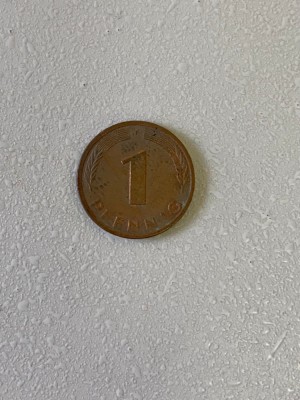 Moneda 1 PFENNIG - 1979 J - Germania - KM 105 (269) foto