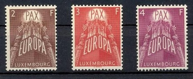 Luxembourg 1957 Europa CEPT MNH AC.709