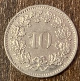 C50 - Moneda foarte veche - Elvetia - 10 rappen - 1982