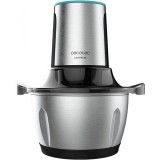 Tocator Cecotec ChopBeat 1500 TitanBlack, 600W, 1.5 l, Lame titan, Vas Inox, 2 viteze