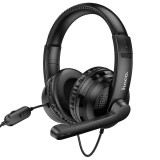 Cumpara ieftin Casti Gaming 3.5mm HOCO W103, Negre
