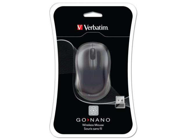 Verbatim Wireless Laser GO Nano Mouse Black