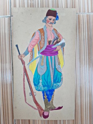 Costum de arnaut, desen foto