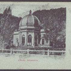 5022 - Baile HERCULANE, Railway Station, Litho - old postcard - used - 1902