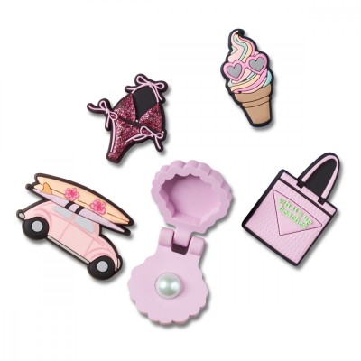 Jibbitz Crocs Girly Beach Trip 5 Pack foto