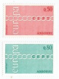 |Andorra, Europa CEPT, 1971, MNH