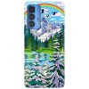 Husa compatibila cu Motorola Edge 20 model Rainbow over nature, Silicon, TPU, Viceversa, Transparent, Carcasa