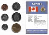 CANADA - Set Complet Monede - UNC Sigilate - ELISABETA II, Europa, Cupru-Nichel