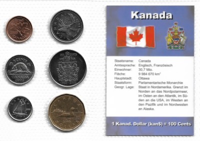 CANADA - Set Complet Monede - UNC Sigilate - ELISABETA II foto