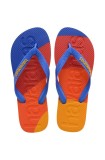 Havaianas slapi TOP LOGOMNIA COLORS II femei, cu toc plat, 4147526.3847