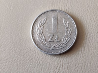 Polonia - 1 Zlot (1986) - monedă s381 foto