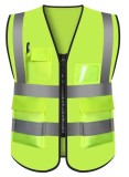 Vesta commpleta reflectorizanta verde cu brand-ul "Roco"